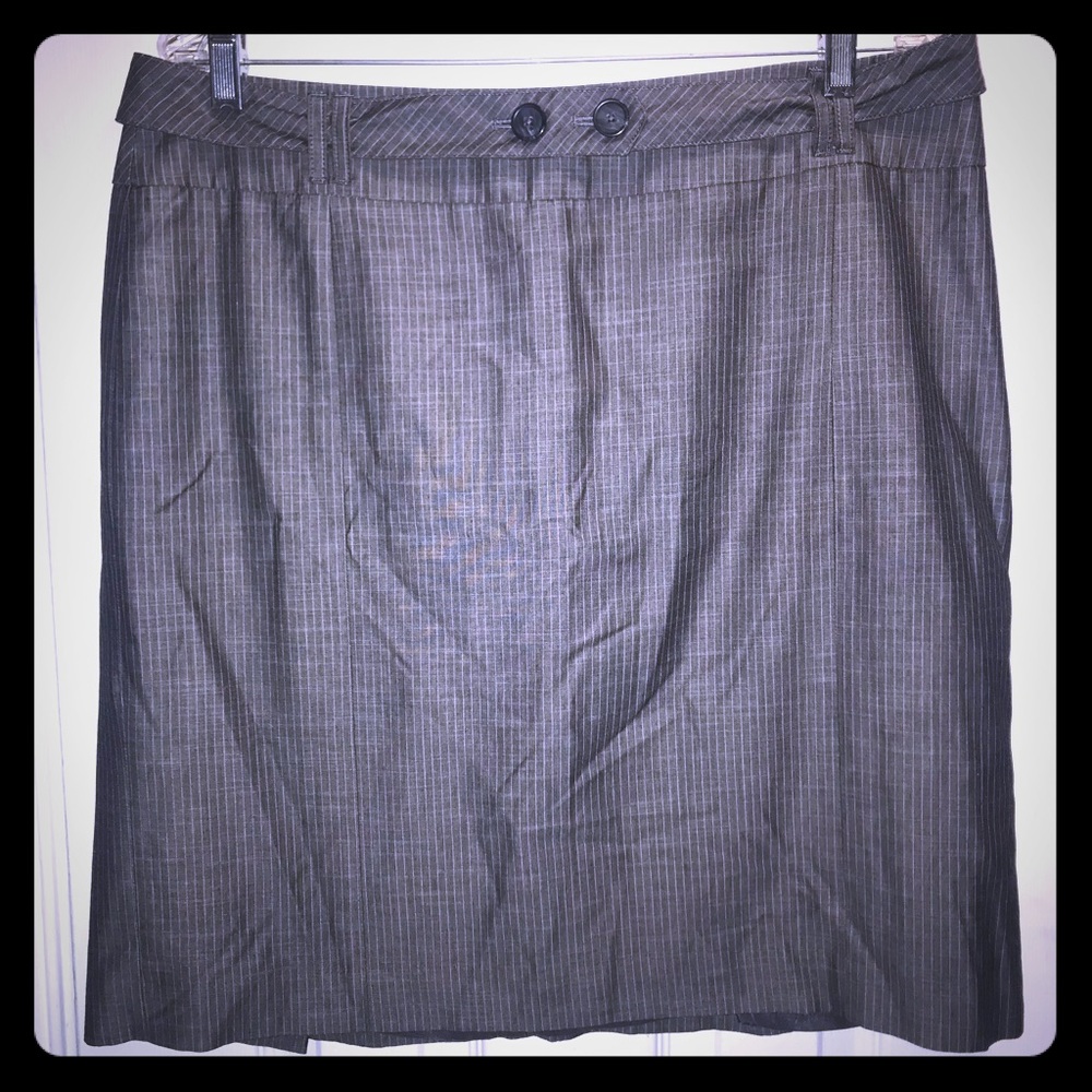 Ann Taylor LOFT Pinstriped Skirt